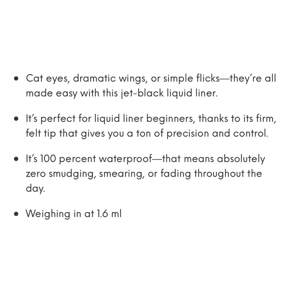 Sugar Cosmetics Wingman Waterproof Microliner Eyeliner in I’ll Be Black